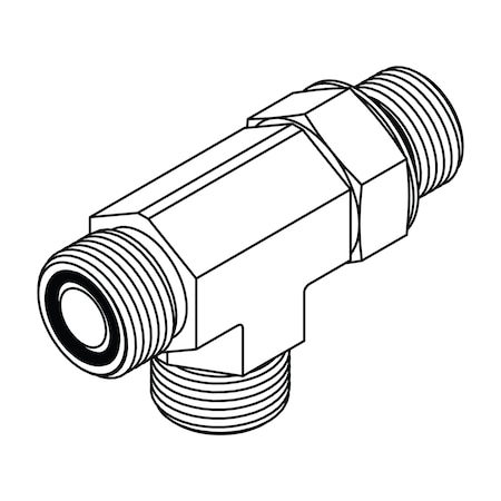 Hydraulic Fitting-Steel16MORFS-16MOR-16MORFS TEE